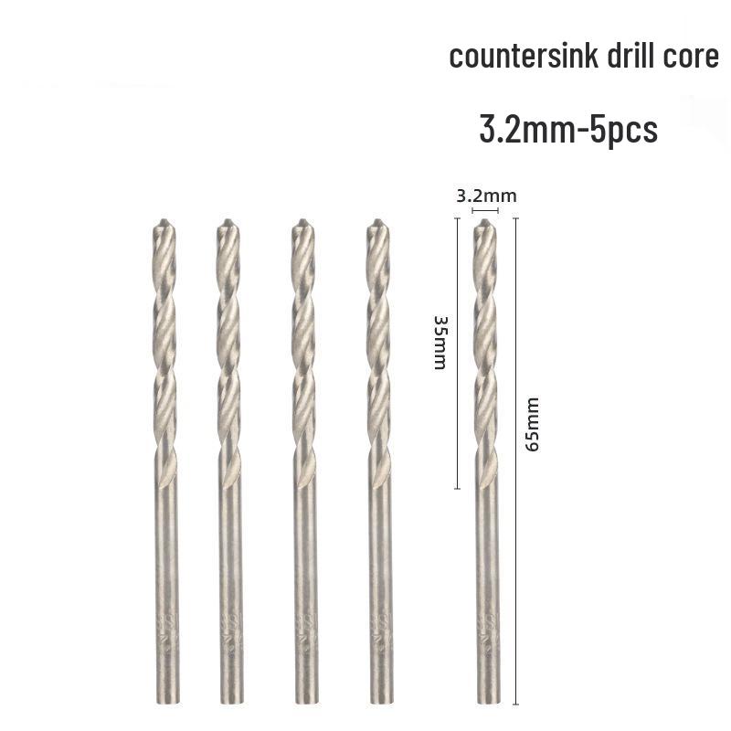 Woodworking Alloy Head Countersink & Step Drill for Self-Tapping Screws