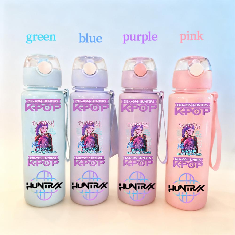 700ML KPOP Devil Hunter Stainless Steel Insulated Mug Anime Cartoon Style Portable Cup Fit designed for Students plus Children