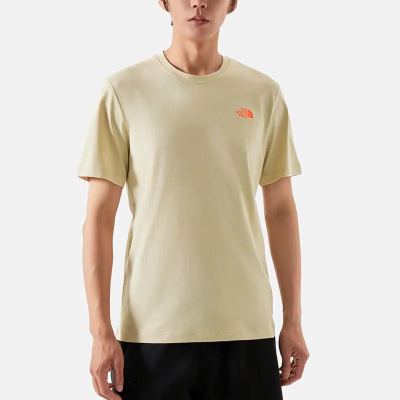 THE NORTH FACE T Shirt Men's Gravel Sand (Unisex) T-Shirts NF0A88GU 3X4
