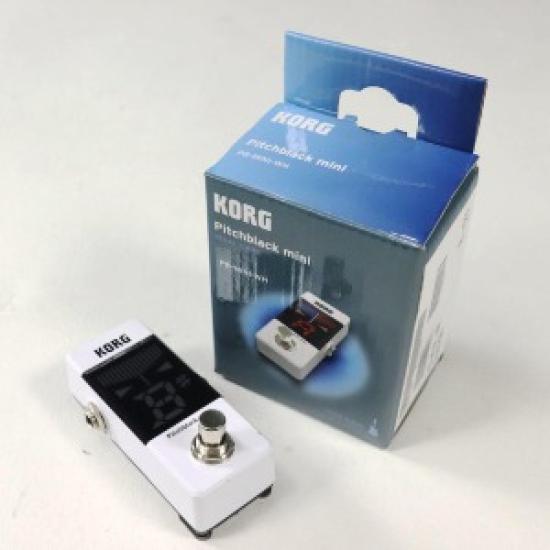 

USED KORG PB-MINI Pitchblack Mini Guitar Tuner Pedal белый