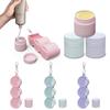 3Pcs/Set Sunscreen Sub-Bottling Lotion Shampoo Refillable Bottles Travel Cosmetic Liquid Container Soft Silicone Portable Tools
