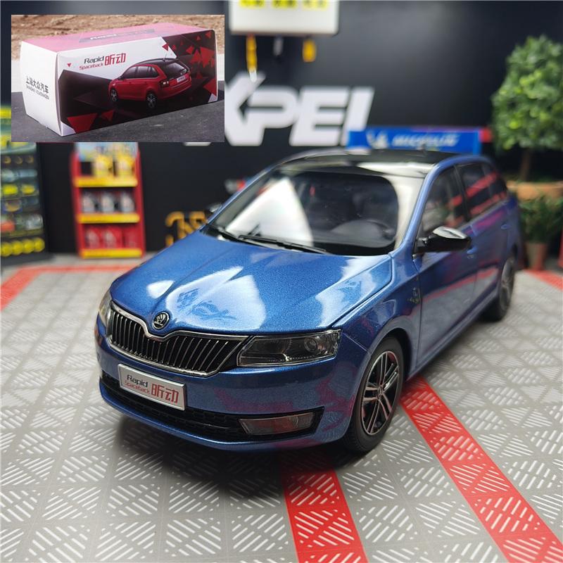 1:18 SKODA Rapid Spaceback Alloy Wagon Car Model Diecast Metal Travel Vehicles Car Model Simulation Collection Children Toy Gift