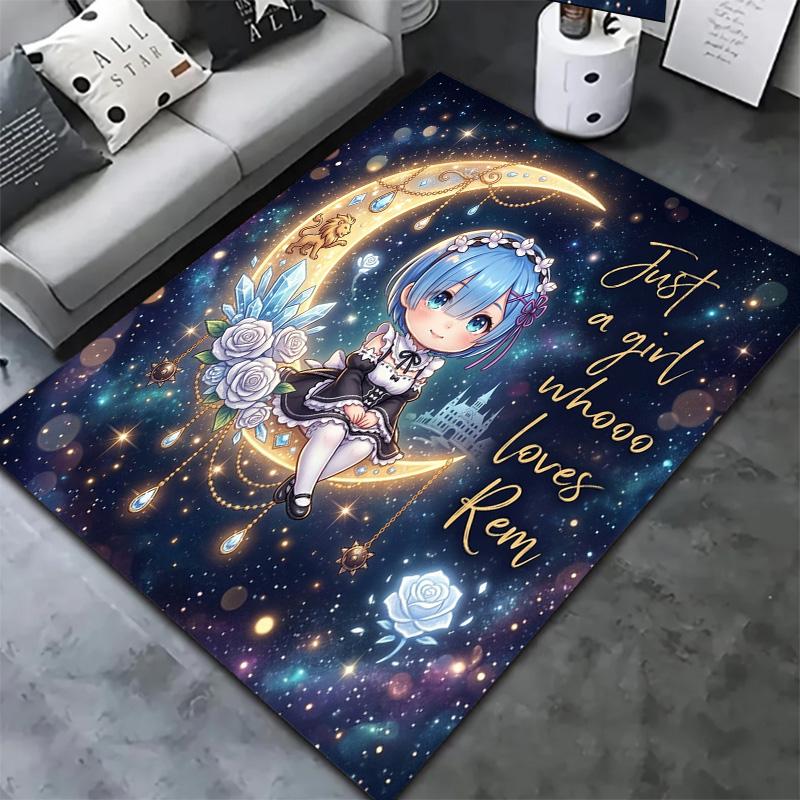 Re Zero Carpet Rug For Living Room Bedroom Home Sofa Decoration Kids Play Nonslip Floor Mat
