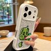 Phone Case: 2D Flat Design Suitable for iPhone 18 17 16 15 14 13 Pro, Unisex, Block Zombie, Christmas and Halloween Gift