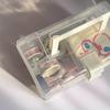 Transparent Muji-Style Portable Organizer: Dustproof Multifunctional Storage Box for Medicine and Dorm Use.