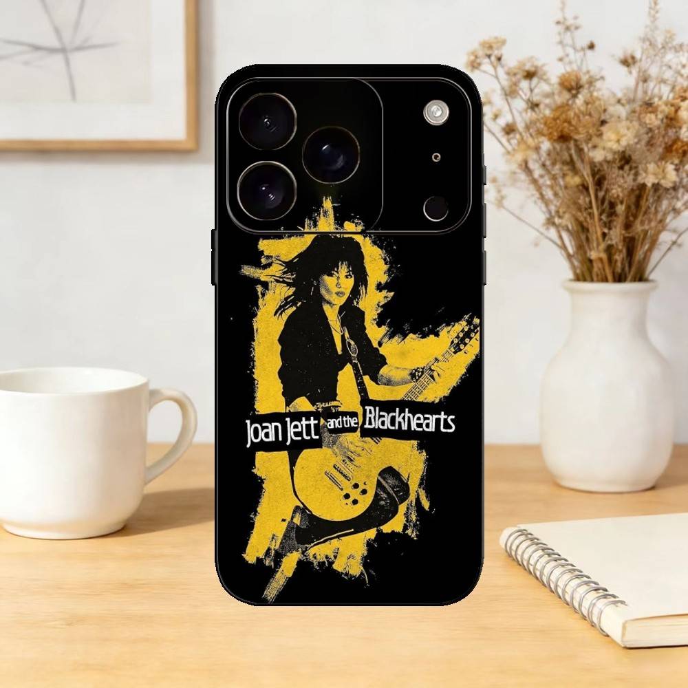 

J-Joan Jett Rock SINGER Phone Case Silicone black Soft For IPhone 17,16,15,14,13,12,11,SE,Plus Pro Max iPhone12PROMAX