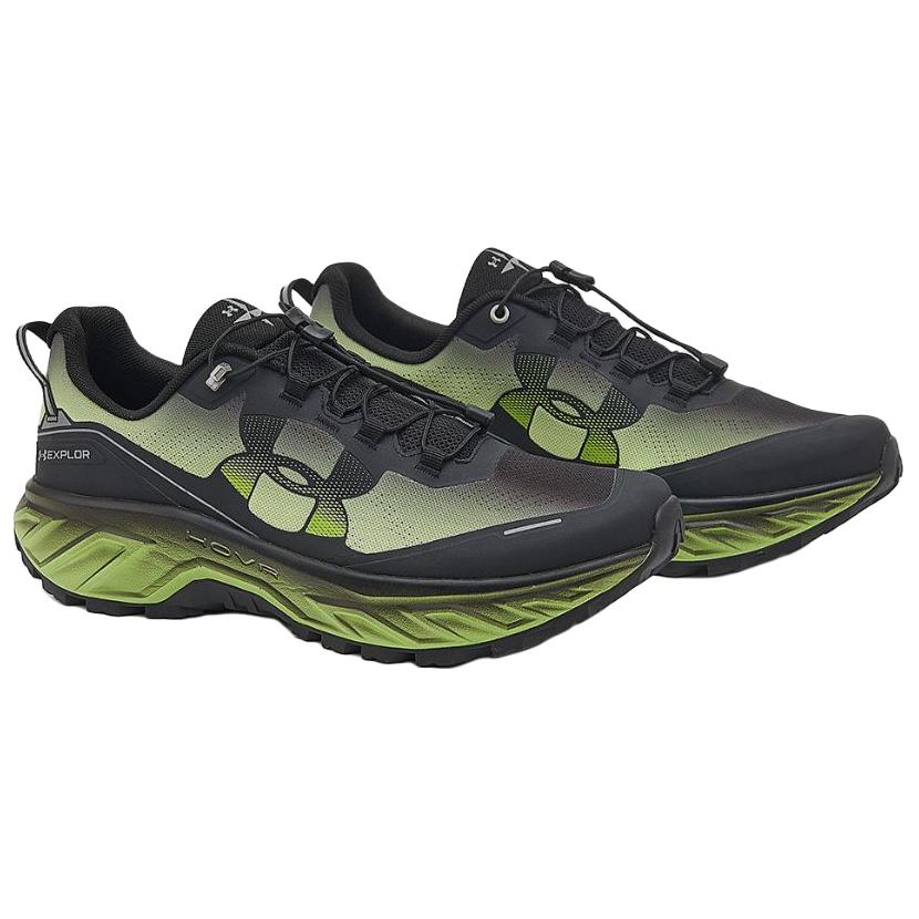 Under Armour HOVR Versatile Comfortable Trail Running Shoes Men Shoes Dark-Green Black 6138061-0396