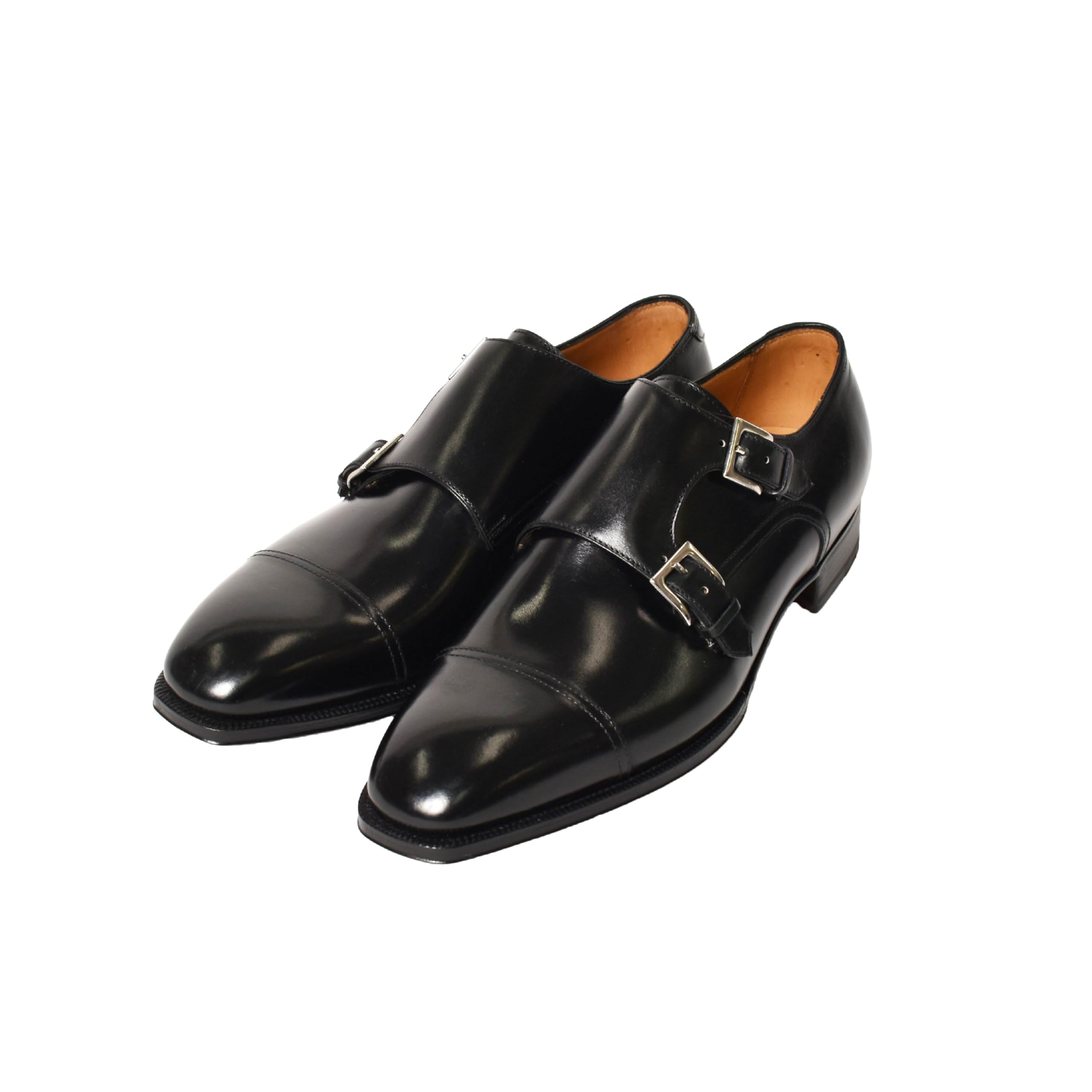 

Шкіряні туфлі Double Monk Strap Loafers Italian Black cm [Enzo Bonafe] [EB-02] Чоловічі 25.0 чорний