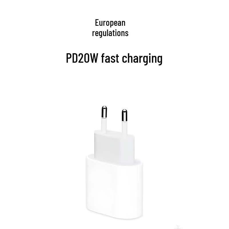 PD 20W Fast Charger for iPhone 5-16, Compatible with European and UK Standards