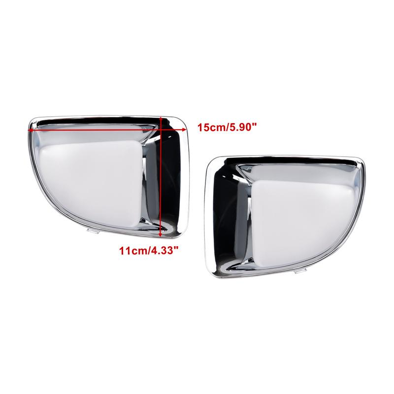Artudatech Chrome Front Air Duct Frame 51117255117 Fit for Mini R55 R56 R57 R58 R59 JCW S