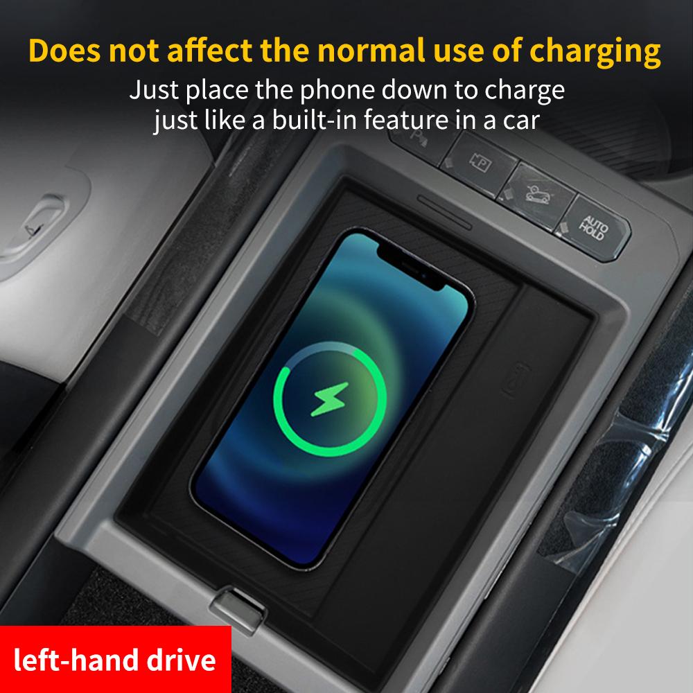 Cup Mat Central Control Armrest Silicone LHD/RHD Wireless Charger Mat For KIA EV6/EV9 2024-2025 Rear Screen Storage Box