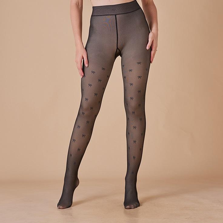 

80g Thin Flake Translucent Pantyhose Transparent Effect Tight Embossed leggings pantyhose Women s slim-fit buttocks outer wear leggings 80g (No plush)