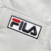 Fila Athletics Series Solid Color Logo Label Sports Warm Mid-Length Down Jacket Men Outerwear Classic-Gray A11M246910F-GY