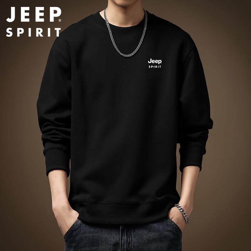 

Мужской свитшот с круглым вырезом в корейском стиле JEEP SPIRIT XL