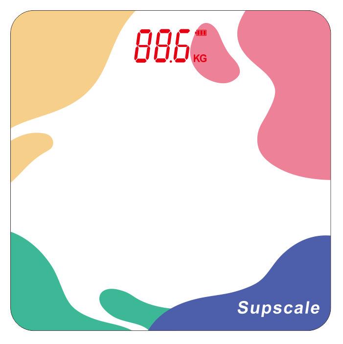 Precision Electronic Hidden Screen Body Weight Scale – Health Scale with Gradient Options
