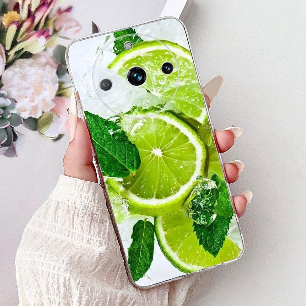 For Realme 11 Pro Plus RMX3740 RMX3741 Cover For Realme 11 Pro+ Case Simple Fashion Letters A-Z Pattern Design Silicone Bumper