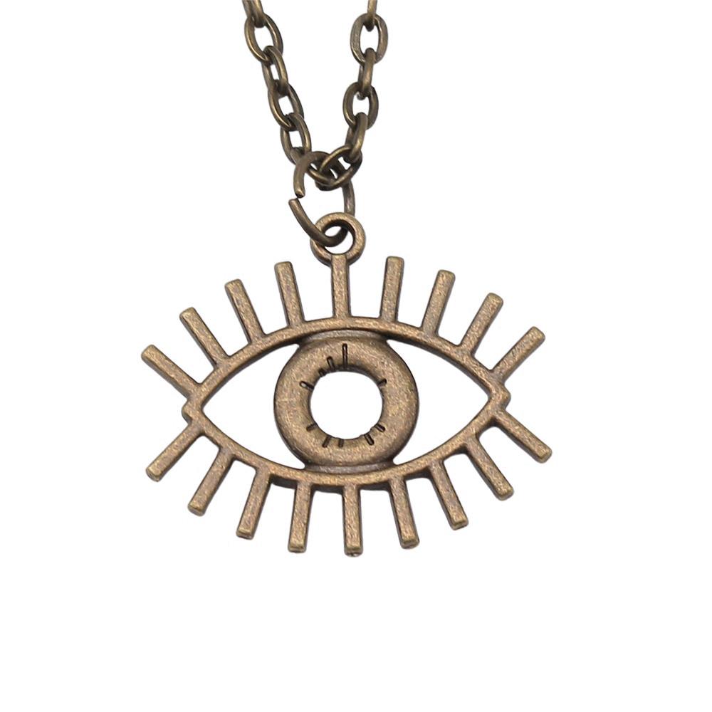 Collana Ciondolo Nodo Celtico Triquetra Stella di Davide Pendente Gioielli Vintage Boho Catena 43cm