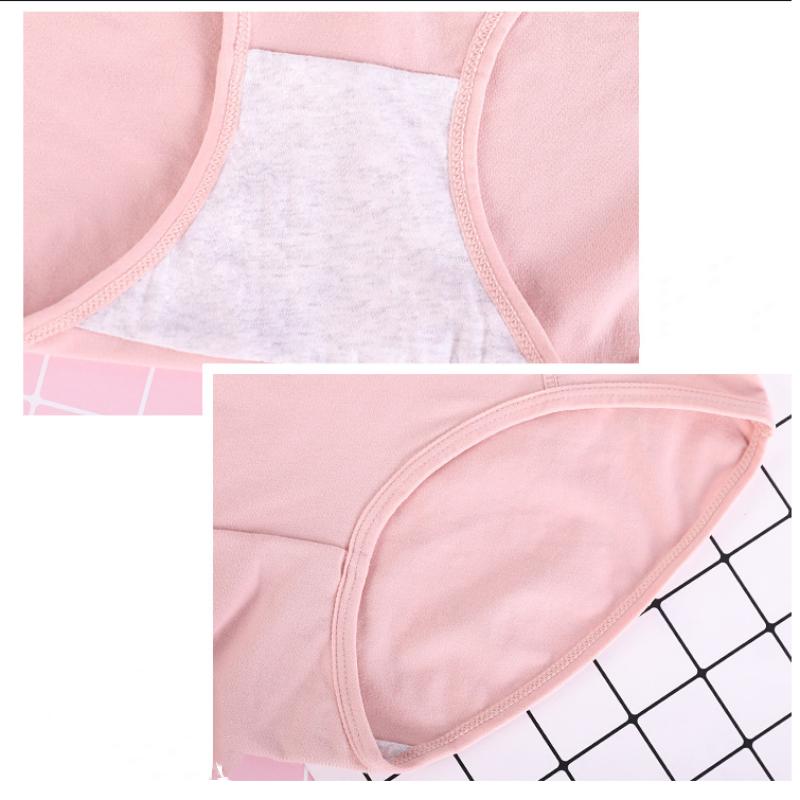 Women Underwear Big Size Briefs Breathable Large Panties Leakproof High Waist Undershorts