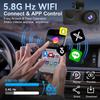 Dash Cam 2/3 Channel Car Black Box WiFi DVR HD 1080P Video Front Built-in and Rear Camera W/IR Night Vision car accessories