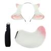 Sheep Ear Headband and Sheep Tail Set Halloween Sheep Costume Accessories for Kid Adult Halloween Christmas Cosplay