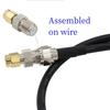 2/10pc Coaxial Adapter SMA Male Turn F-Fe Copper RF Conversion Head Smaj/ Internal Thread Inner Needle Turn F External Thread