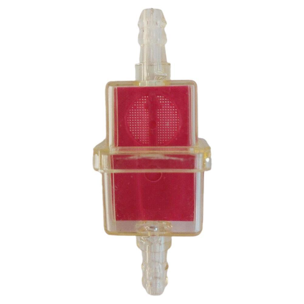 1X 6MM FUEL INLINE ATV MOTORCYCLE MAGNETIC FILTER Red Red Filter