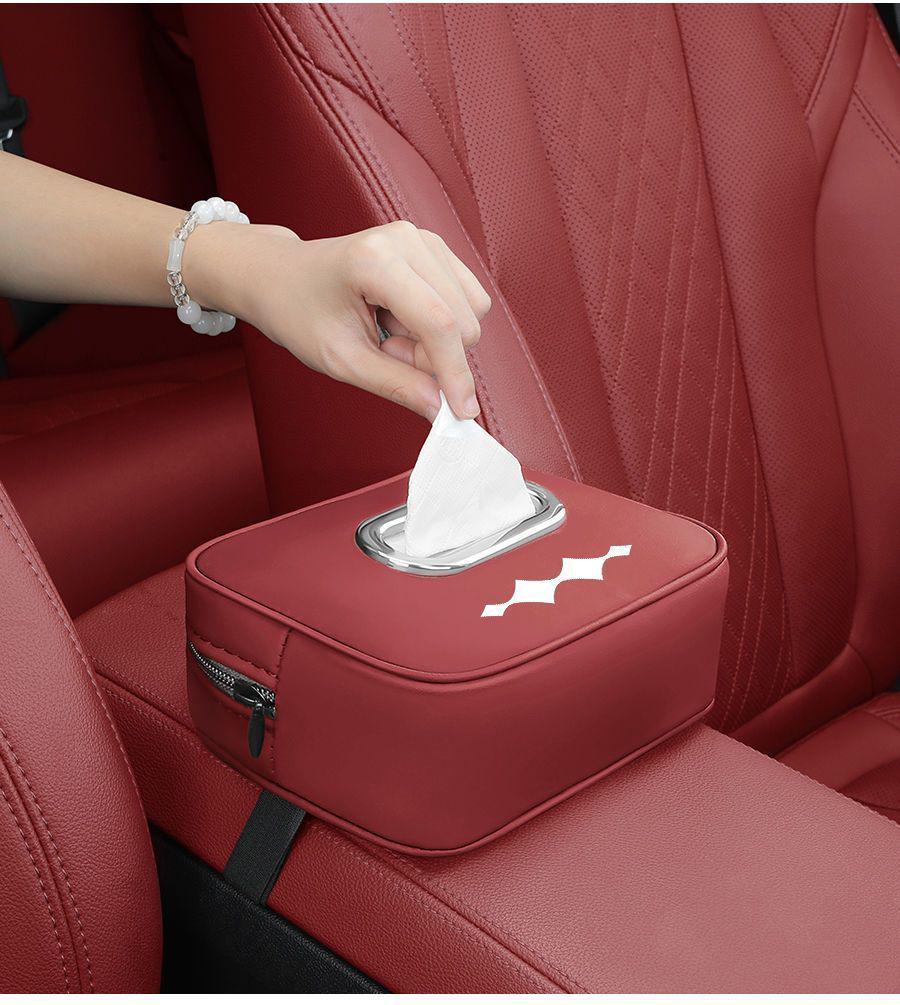 BYD Fangbao 5 Leather Hanging Tissue Box for Car Interiors