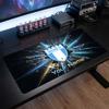 Malmö FF Custom Large Mouse Pad, Personalized Name Text Print, Football Logo Non‑Slip Desk Mat Gaming Gift