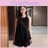 Girl Summer Casual Sets With Linen Fabric For Women Lightweight Sleeveless Tank And Shorts Outfit