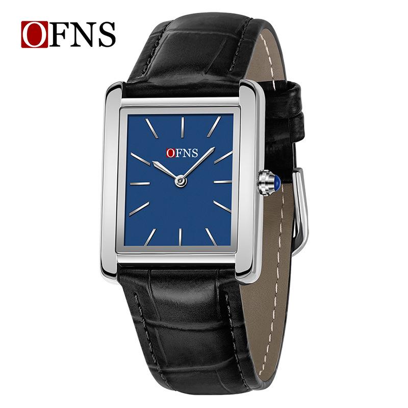 Oufani Women's Waterproof Roman Square Quartz Wristwatch