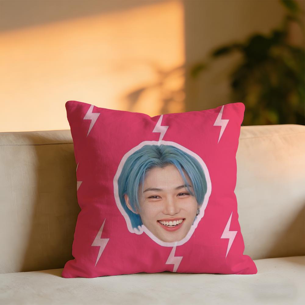 Felix Cushion Cover Cozy Velvet Throw PillowSoft Warm Cushion For Sofa  Bed