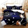 Black Butler Sebastian Cute Bedding Set Cartoon Anime Adult Kid Bedroom Soft Duvet Cover 3D Print Vibrant Kawaii Anime Cozy Set