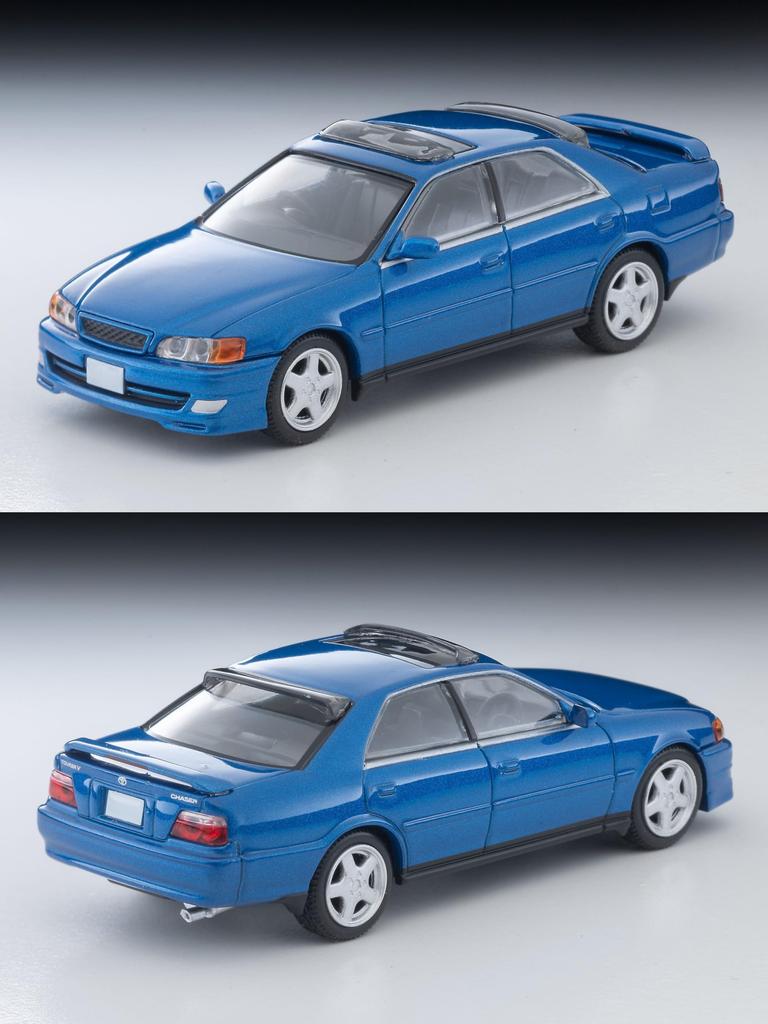 Tomytec Tomica Limited Vintage Neo Scale Toyota Chaser Tourer V 1998 Finished 337164 1/64 LV-N224e 2.5 (Blue) Model, Model,