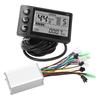 36V 48V 250W 350W 15A Brushless Motor Controller LCD866 Display Panel Electric Bicycle Brushless Controller Kit