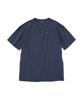 WMC [Crop] Garment Dyed Henley Neck T-Shirt_Navy