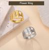 Cazador Stainless Steel Ring for Women Flower Finger Rings Jewelry Wholesale 2026 Trend New In Party Wedding Birthday Gift