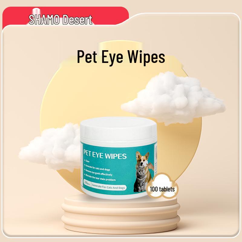 Pet Ear Cleaning Wipes & Finger Sleeves for Cats and Dogs - Ear Mite Removal and Care