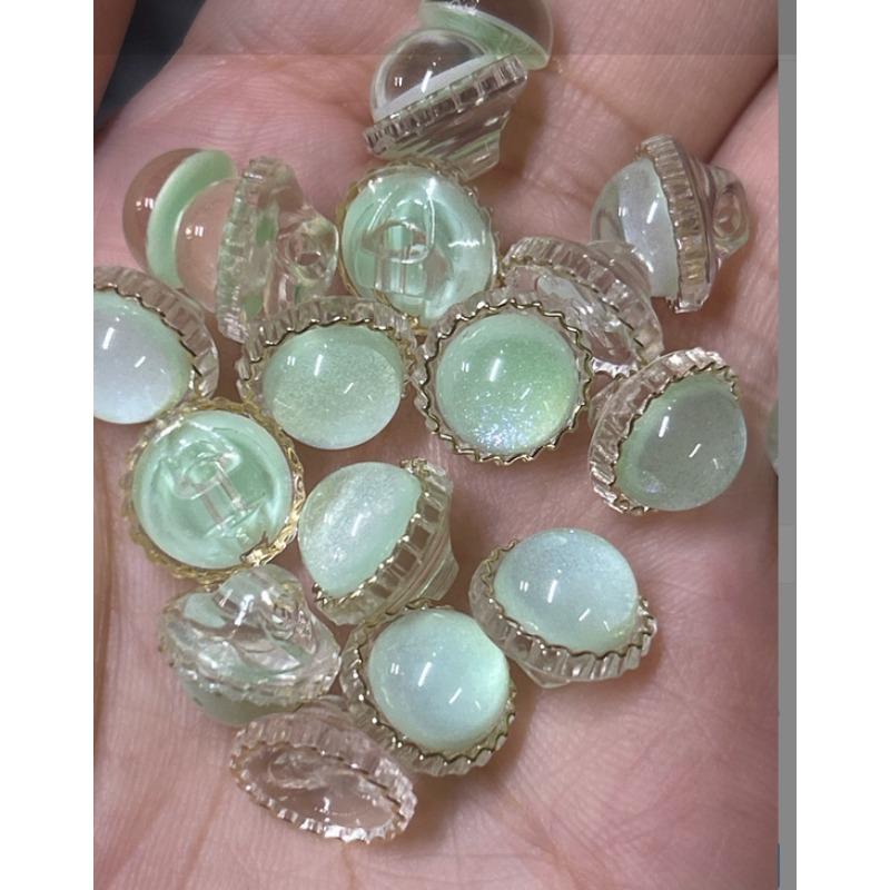 10pcs Colorful Shank Buttons 21/25mm Round Plastic Shank Buttons Coat Buttons DIY Clothes Sewing Accessories