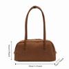 Aesthetic Faux Suede Bag Vintage Single Shoulder Bag Fashion Underarm Bag  Commute