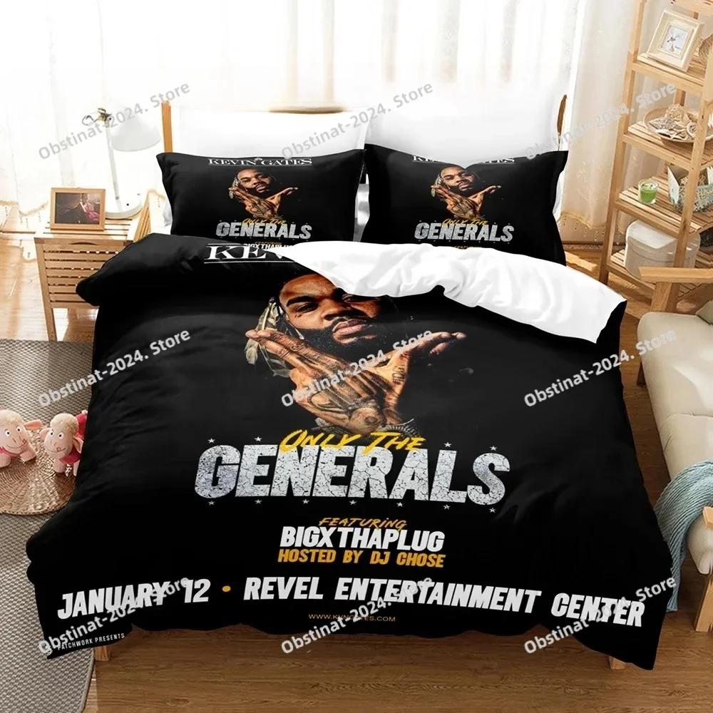 Top Kevin Gates Beding Set Single Twin Printed Bed Linen Set With Pilowcase Bed Soft Duvet Cover Soft Single Double Quen Super King-Sized Dimensionsd