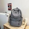 Schoolbag1011 winter new men's large-capacity backpack versatile casual girl college bag rhombus backpack