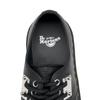 Dr. Martens Leather Round Toe Lace-Up Comfortable Durable Low-Top Casual Shoes Unisex Casual Shoes Black 31684001