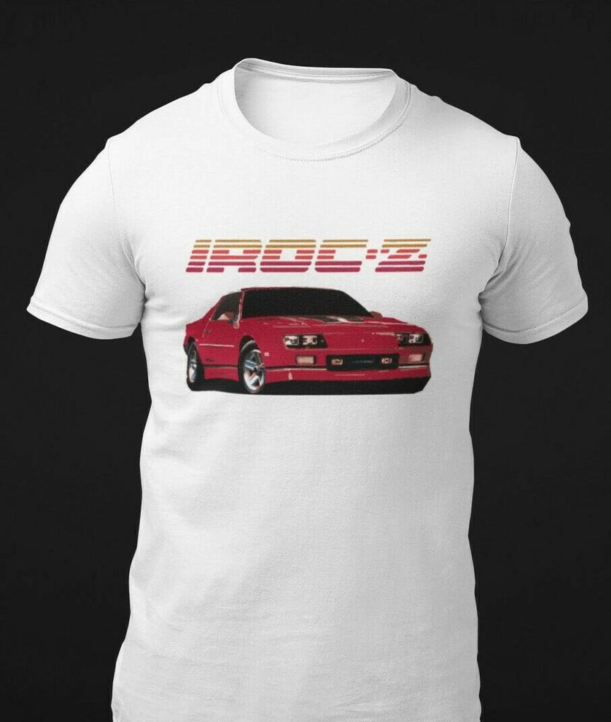 1980's Chevy Camaro IROC-Z Z28 Short-Sleeve Unisex 100% Cotton T-shirt Mens Tees Top