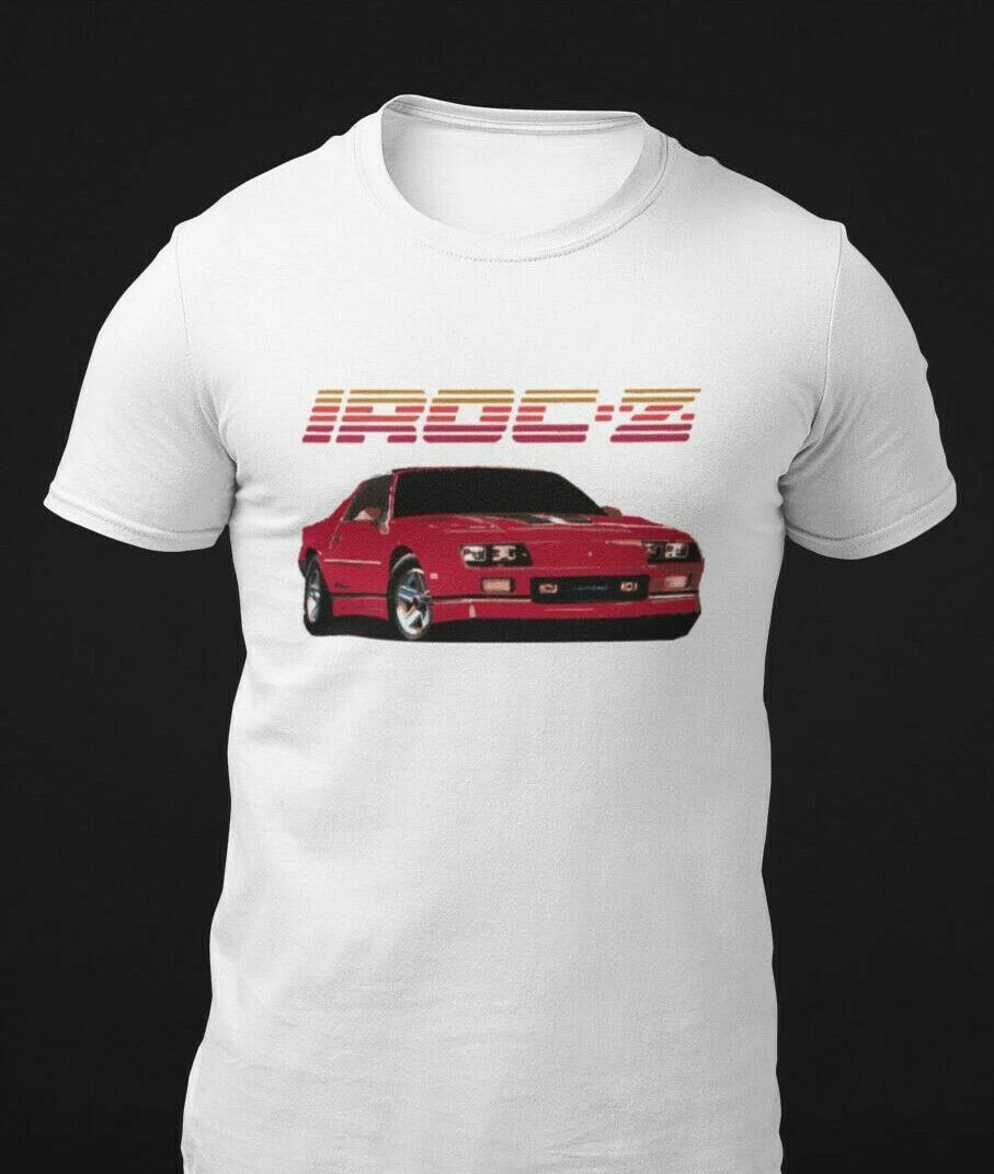 

1980 s Chevy Camaro IROC-Z Z28 Short-Sleeve Unisex 100% Cotton T-shirt Mens Tees Top M