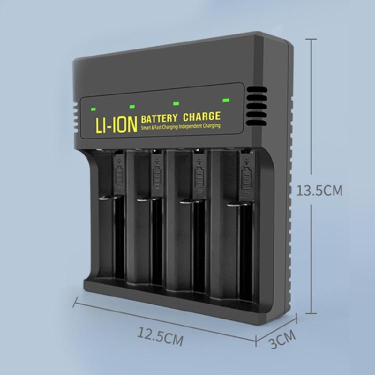 Versatility USB 18650 Battery Charger for 18650/26650 21700/16340 14500/18500 10400 Batteries Charging Station Accessory