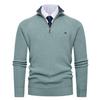 Herren Langarm-Poloshirts und Pullover für Herbst und Winter sind warm und bequem. Casual und trendige Pool-Shirts mit halbem Reißverschluss und Stehkragen