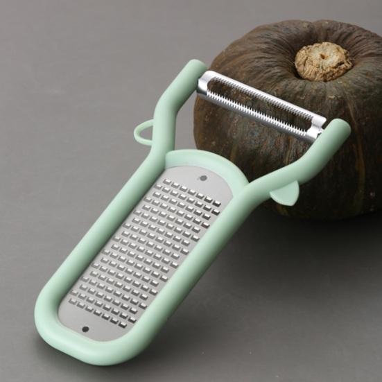 Vegetable Peeler & Grater Stainless Steel Sharp Blade Vegetable Peeler Multi-Function Kitchen Tool for Potatoes Apples