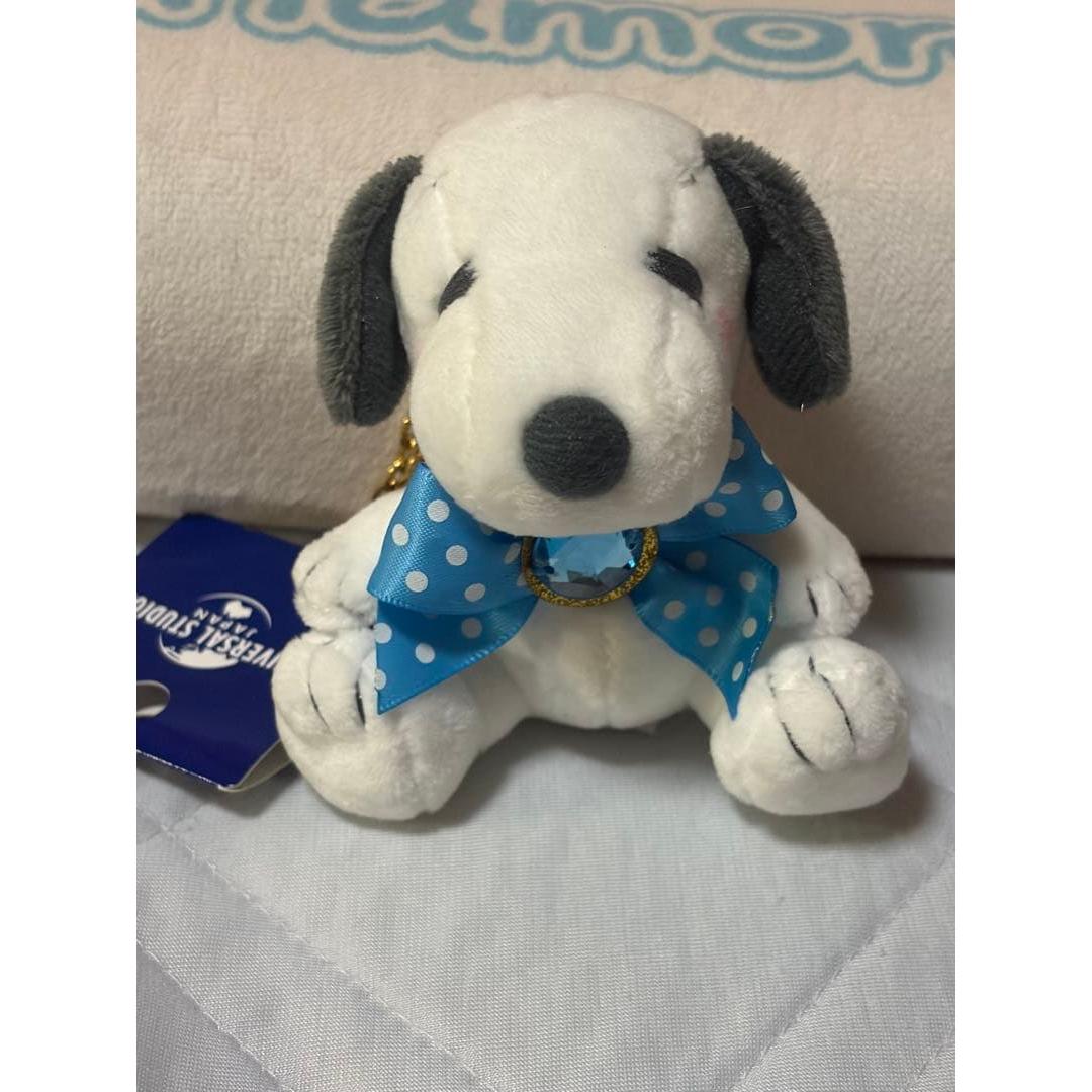 USJ Limited Snoopy Plush Mascot Polka Dot Ribbon