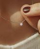 Loveenb [14K Gold] Veil 0.15 Carats 0.17Ct Lab Diamond Necklace