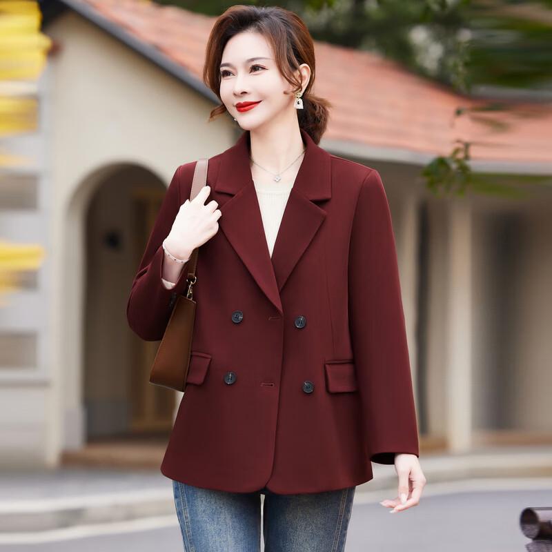 Women's Elegant Double-Breasted Blazer